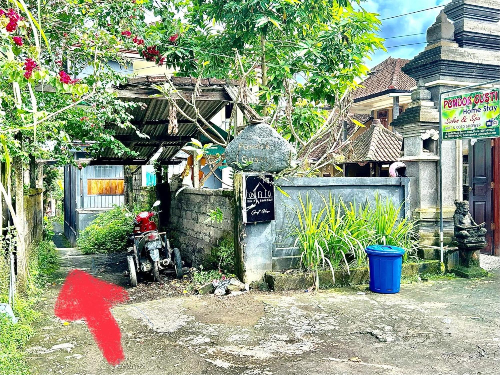 White Sandat Guest House Ubud Exterior foto